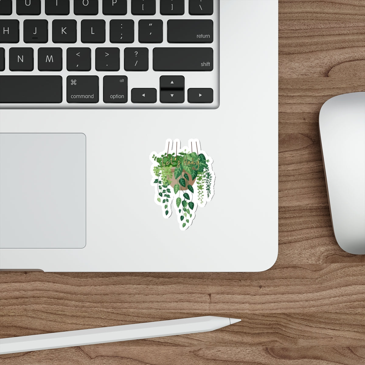Let's Hang Plant Die-Cut Stickers - Perfect for Home Decor & Gifts - Stick This Sticker Co LLC