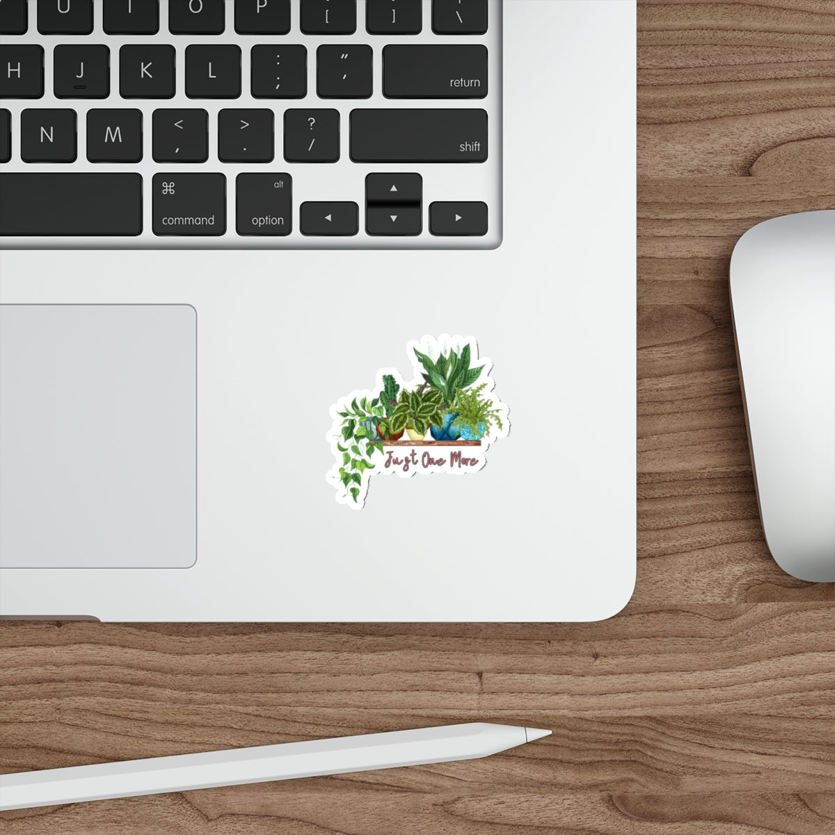 Just One More Die-Cut Plant Stickers - Perfect for Home Decor & Gifting! - Stick This Sticker Co LLC