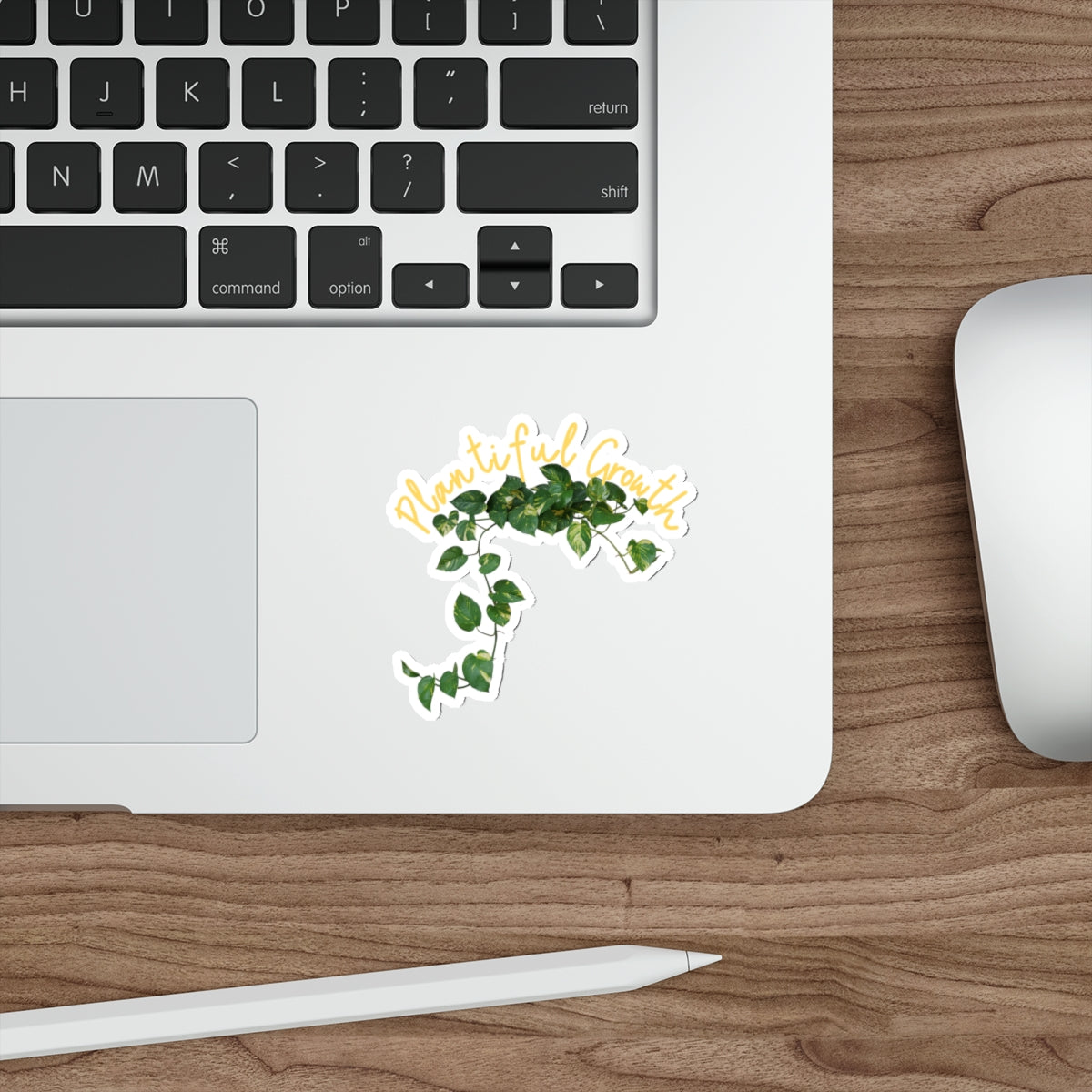 Plantiful Growth – Pothos Edition - Die-Cut Stickers - Plantiful Growth for Garden Lovers - Stick This Sticker Co LLC