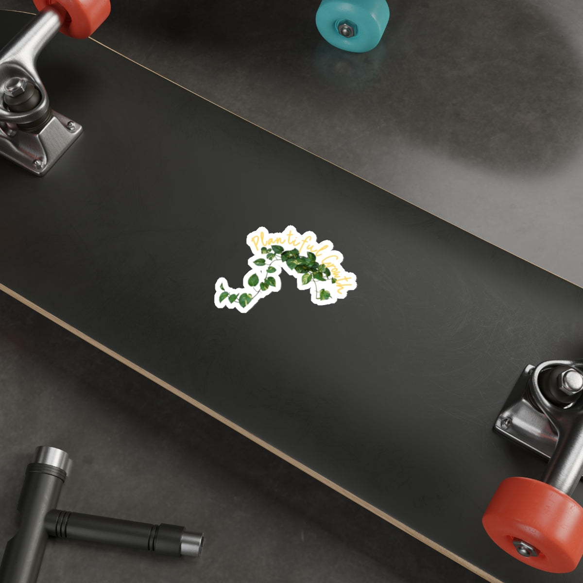 Plantiful Growth – Pothos Edition - Die-Cut Stickers - Plantiful Growth for Garden Lovers - Stick This Sticker Co LLC