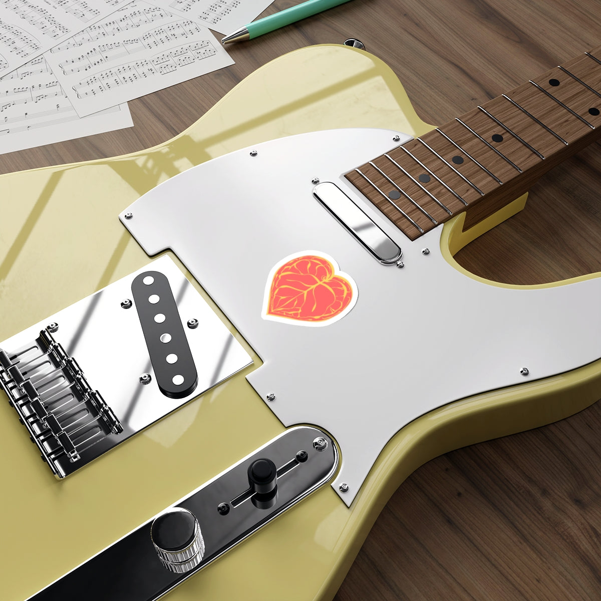 Sunbeam Heartleaf Die-Cut Sticker - Stick This Sticker Co LLC