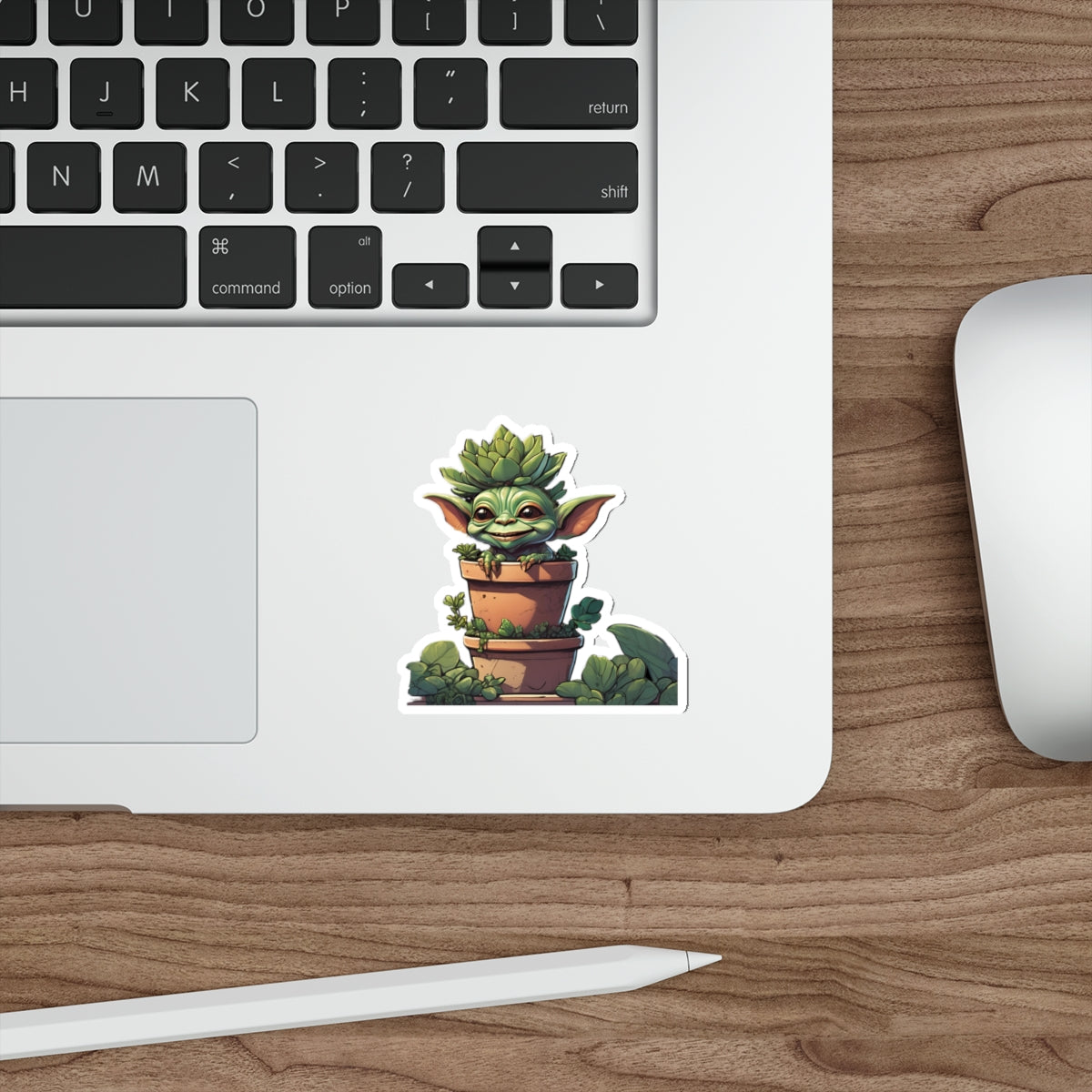 Succulent Goblin in Pots Die-Cut Stickers | Greenery Decor | Perfect for Laptops & Scrapbooks - Stick This Sticker Co LLC