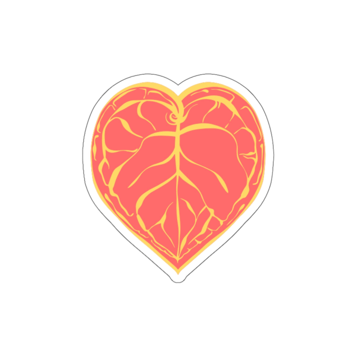 Sunbeam Heartleaf Die-Cut Sticker - Stick This Sticker Co LLC