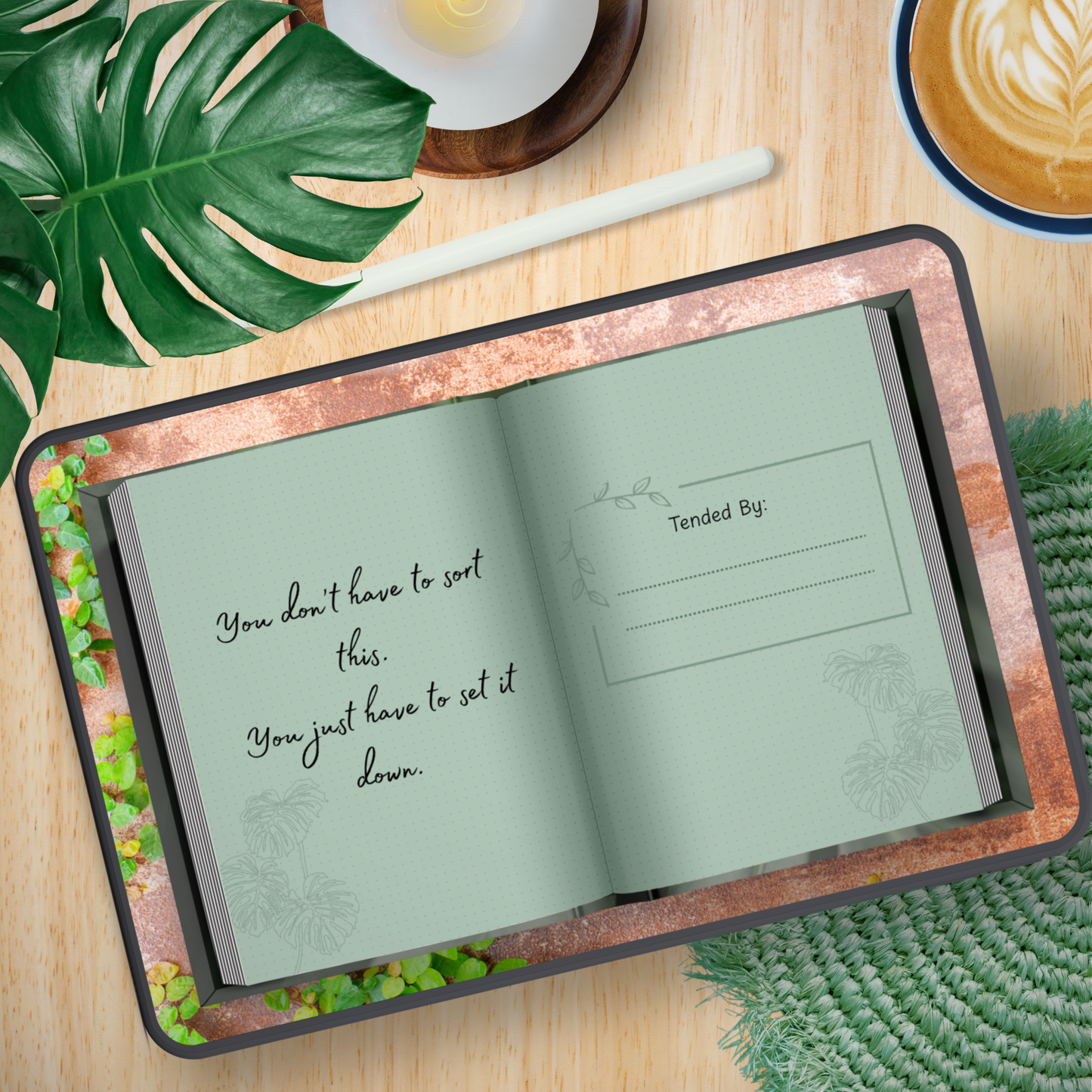 Foliage Dump – A Brain Unload Journal | Gentle Digital Journal for Mental Clarity & Emotional Release