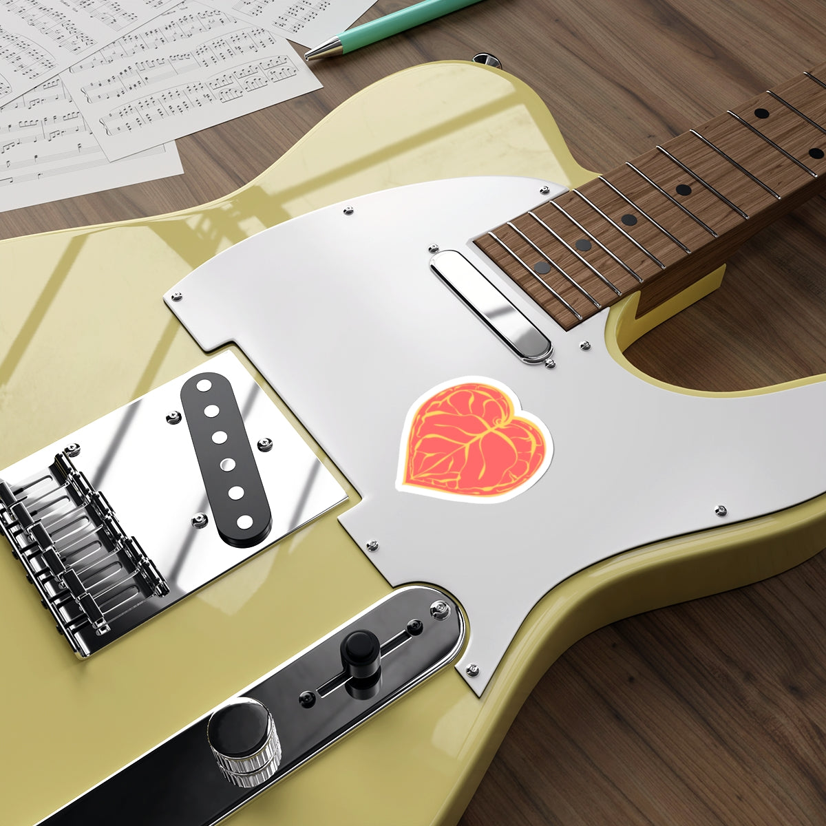 Sunbeam Heartleaf Die-Cut Sticker - Stick This Sticker Co LLC