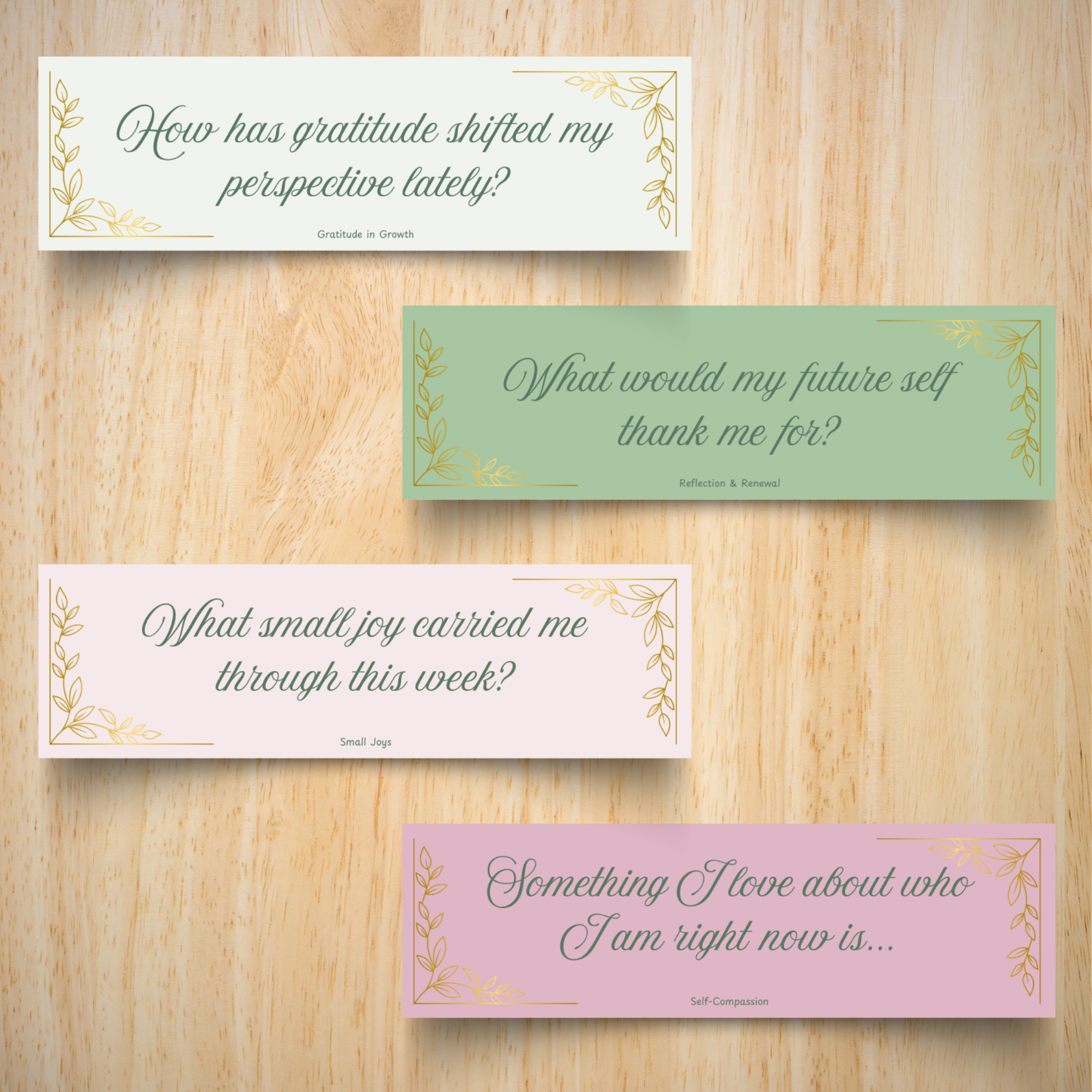 Gratitude Grove Petite Ritual Digital Journal | Hyperlinked Digital Gratitude Journal