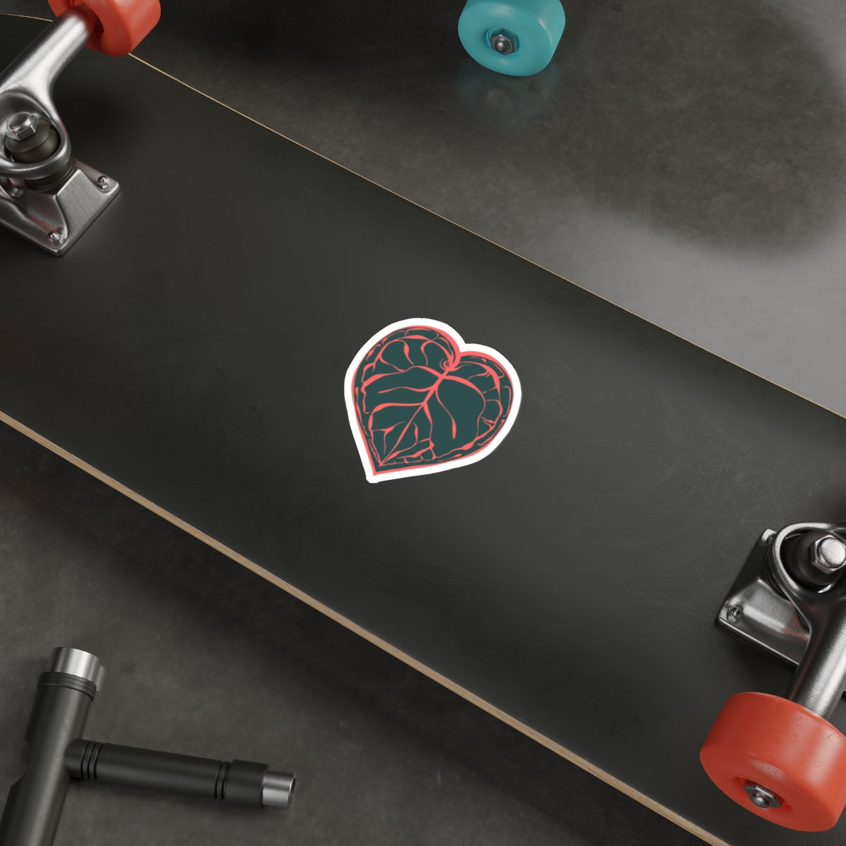 Alocasia After Dark Die-Cut Stickers - Nature Inspired Décor for Laptops and Water Bottles - Stick This Sticker Co LLC