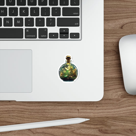 Potion Bottle Terrarium Die-Cut Stickers - Nature-Inspired Decor for Laptops & Journals - Stick This Sticker Co LLC