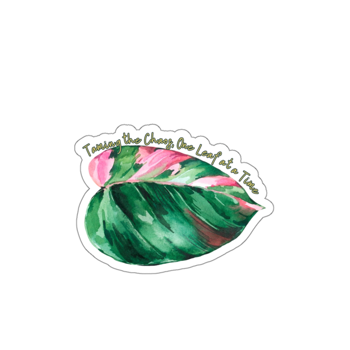 Taming the Chaos – Leaf Lounge Edition Die-Cut Stickers - Stick This Sticker Co LLC