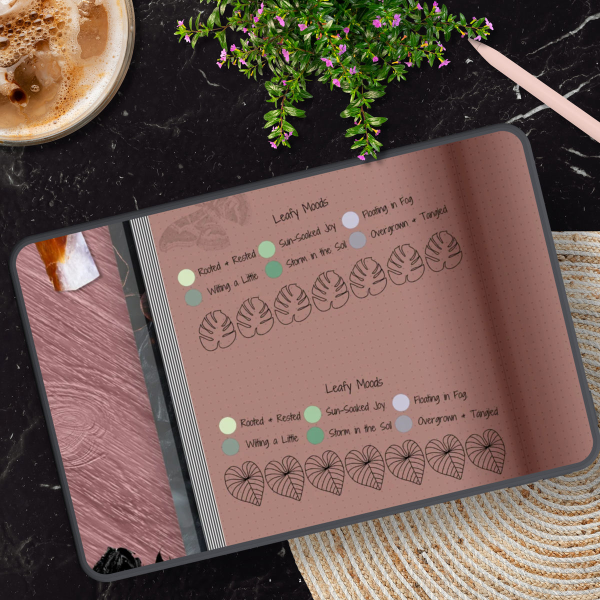 Moodvine Tracker Digital Journal Stickers - Stick This Sticker Co LLC
