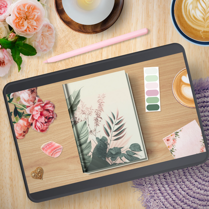 Gratitude Grove Petite Ritual Digital Journal | Hyperlinked Digital Gratitude Journal