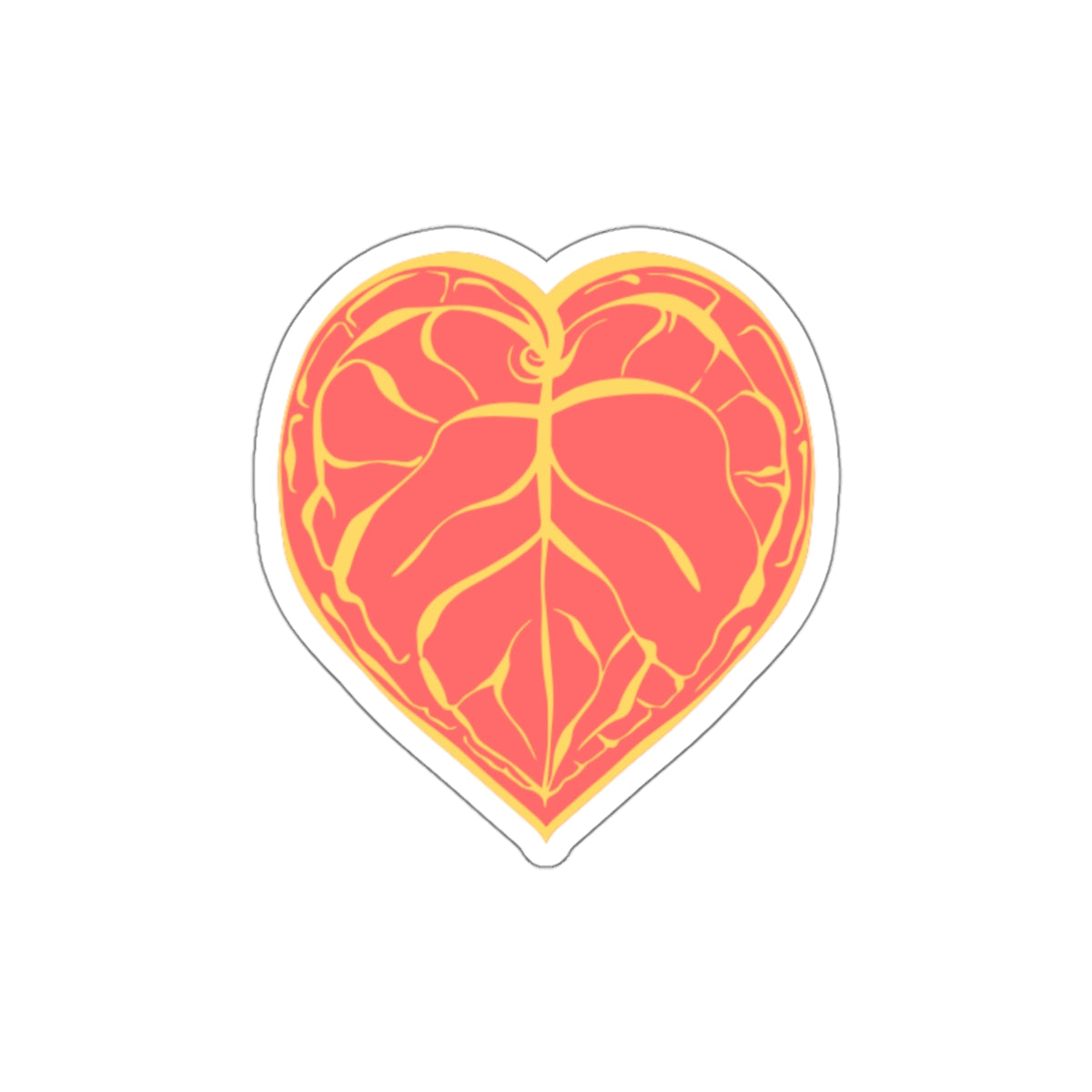 Sunbeam Heartleaf Die-Cut Sticker - Stick This Sticker Co LLC