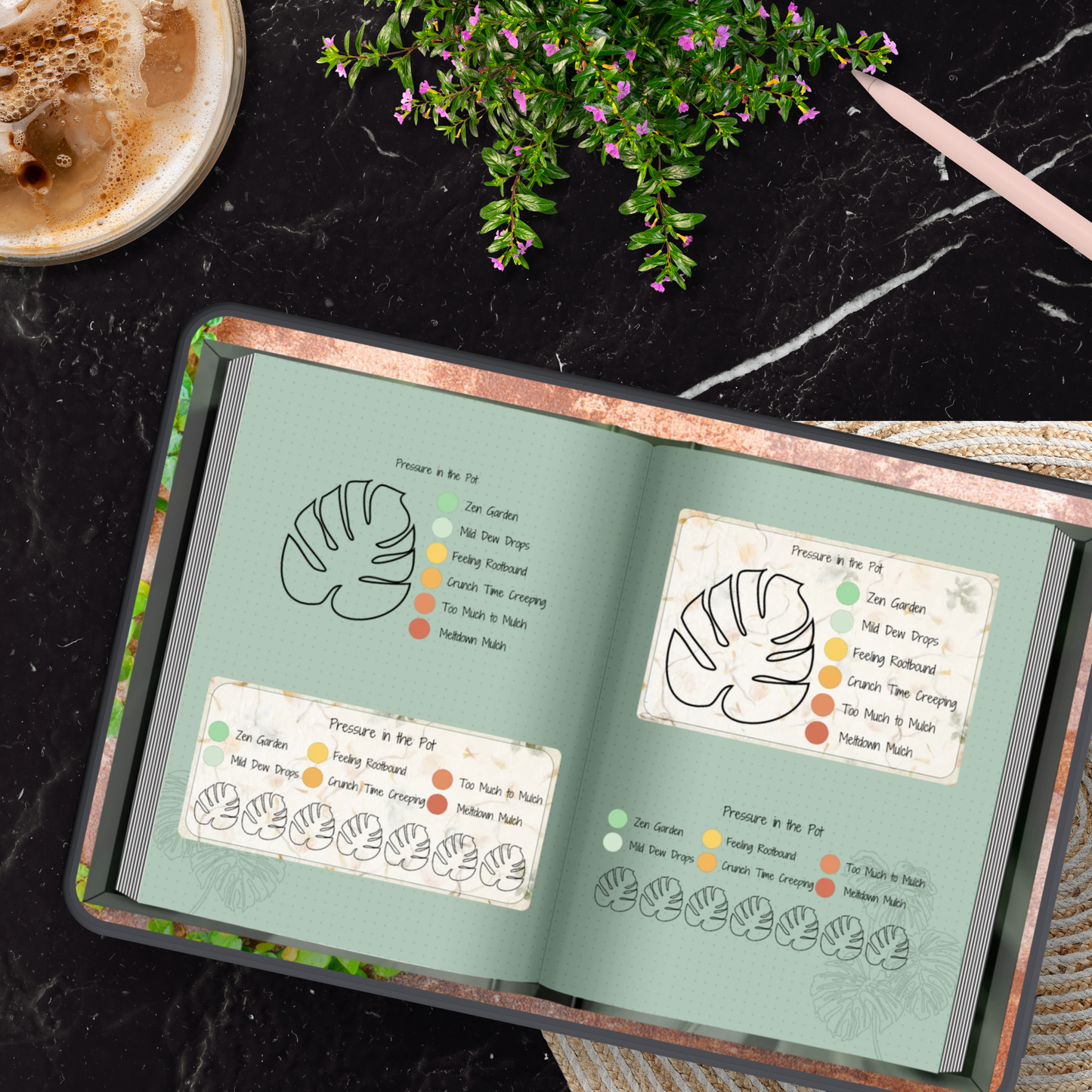 Moodvine Tracker Digital Journal Stickers - Stick This Sticker Co LLC