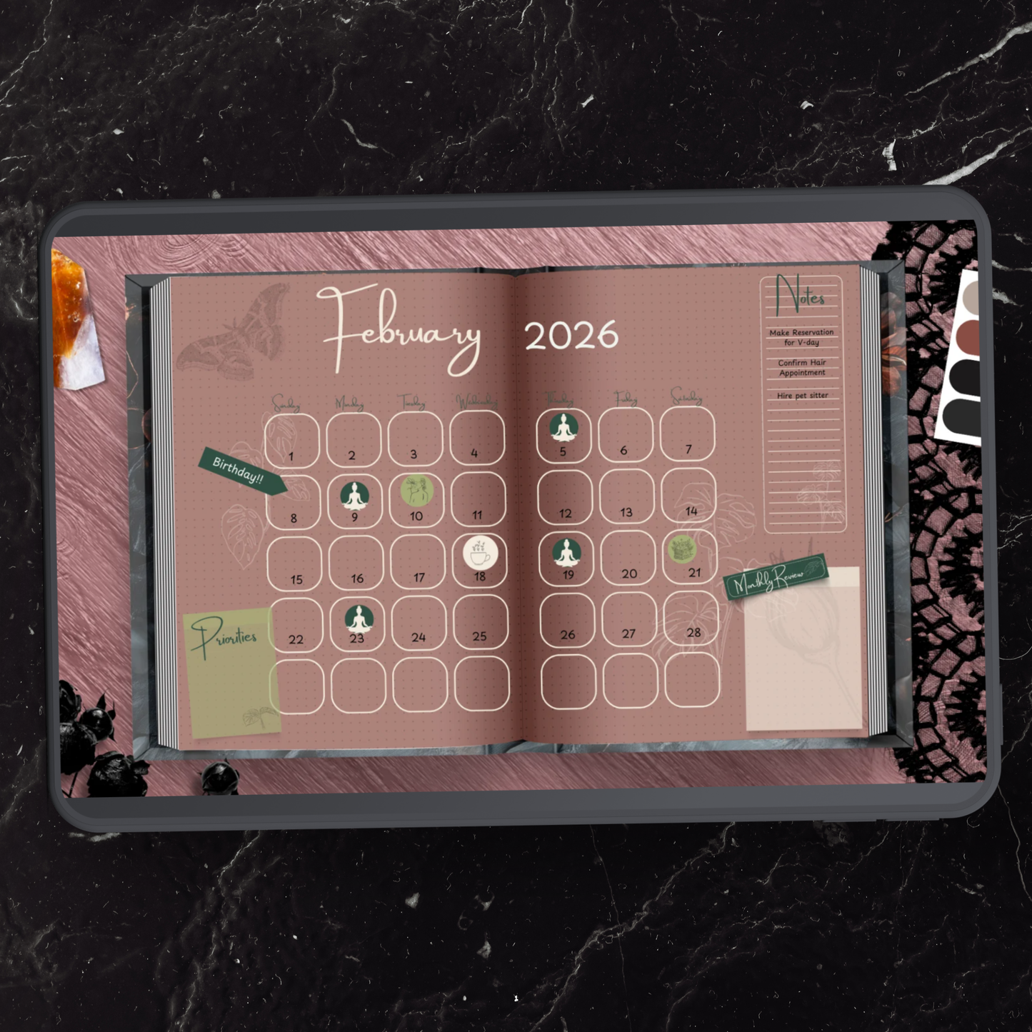 Tend & Track Digital Journal Toolkit Vol. 1 - Stick This Sticker Co LLC