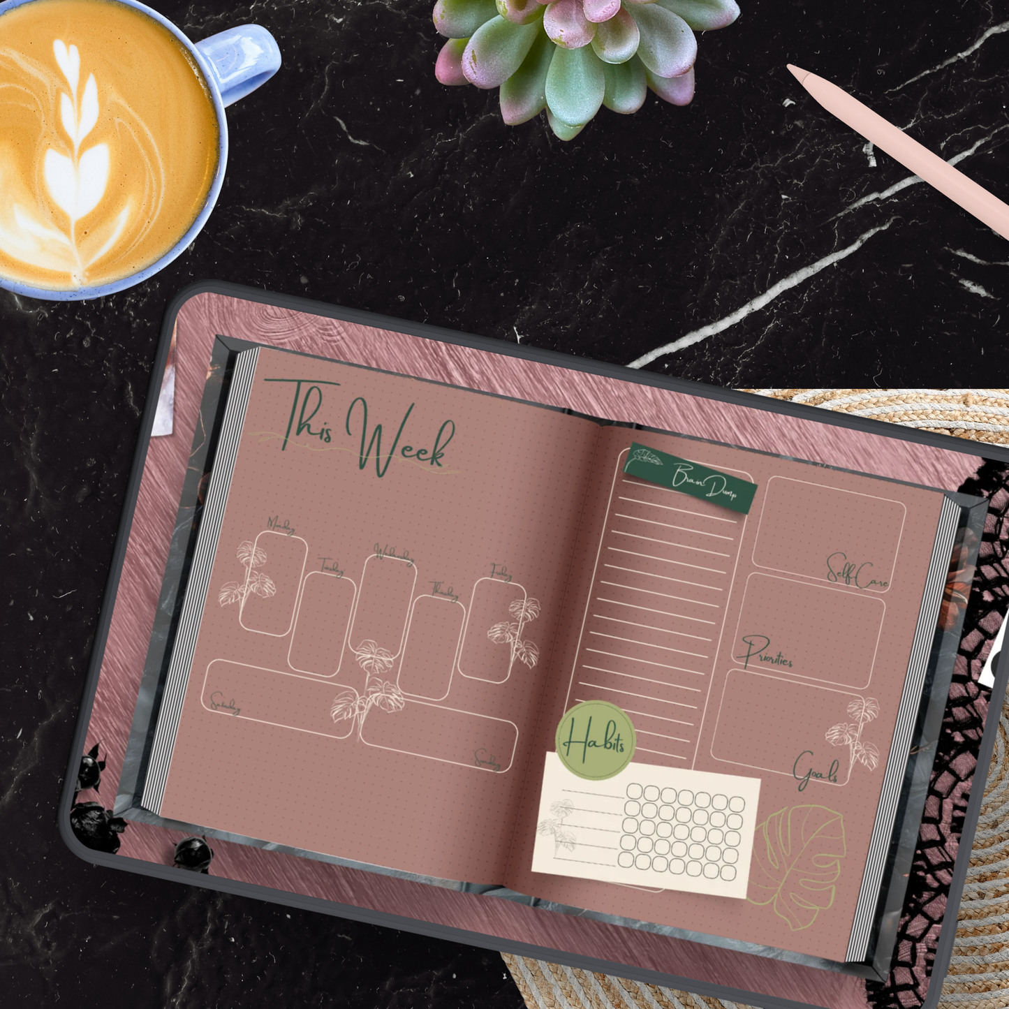 Tend & Track Digital Journal Toolkit Vol. 1 - Stick This Sticker Co LLC