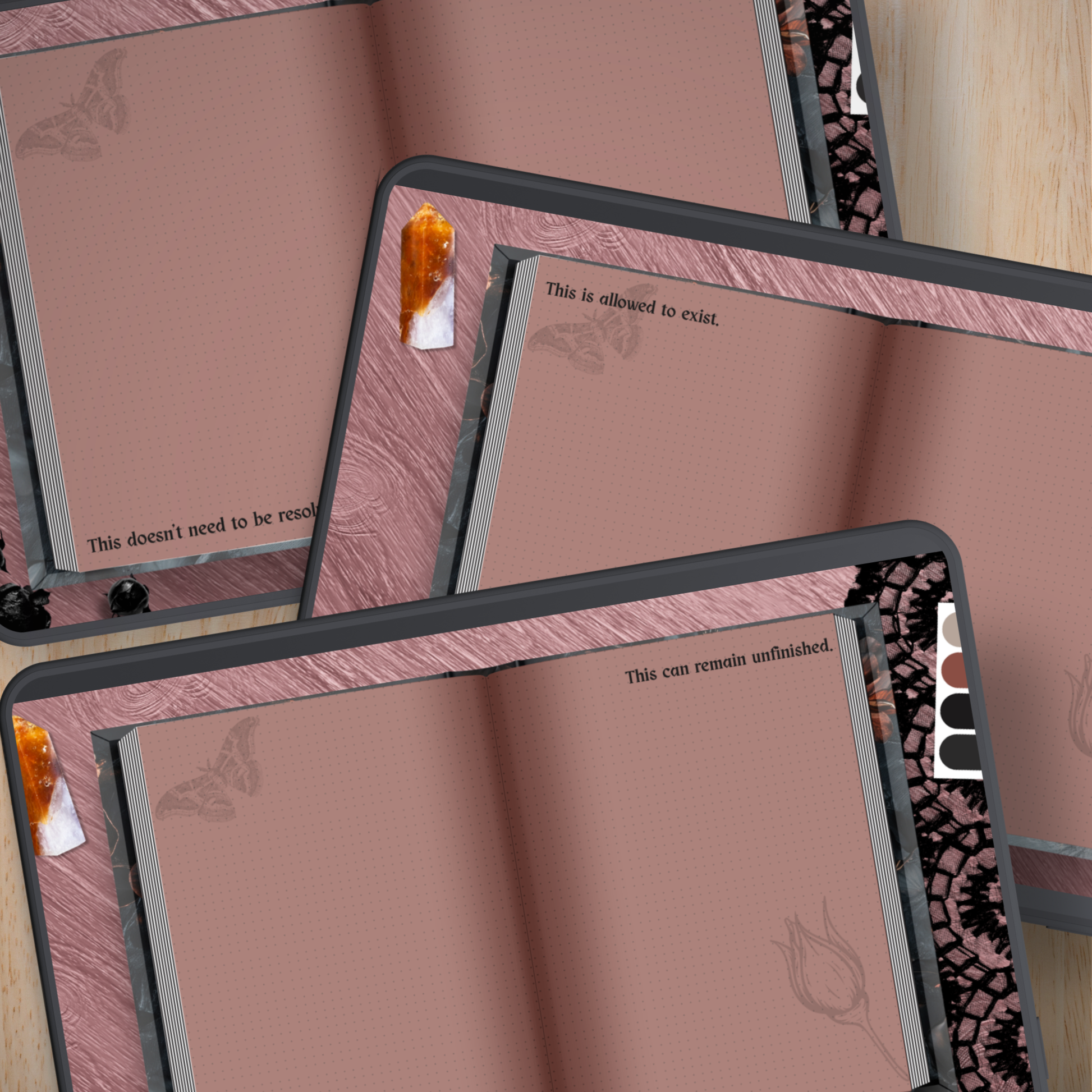 Shadow Garden – A Mental Unload Journal | Digital Brain Dump Journal for Overwhelmed Minds - Stick This Sticker Co LLC