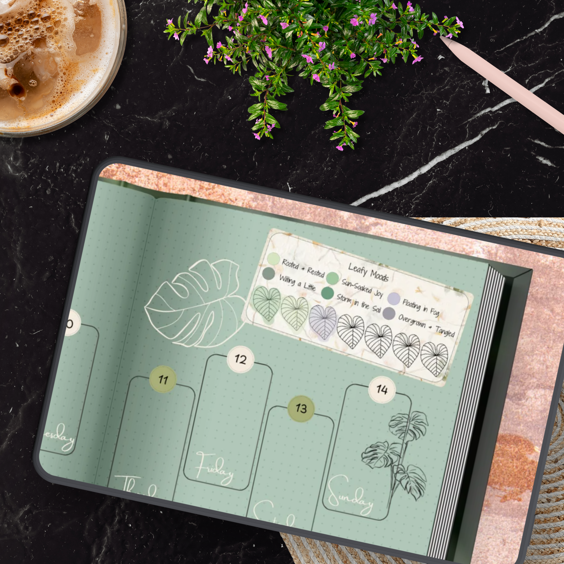 Moodvine Tracker Digital Journal Stickers - Stick This Sticker Co LLC