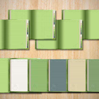 Matcha Madness Luxe Journal – Hyperlinked Digital Journal for iPad & Tablet (300+ Stickers + Recipe Book Included) - Stick This Sticker Co LLC