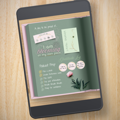 Gratitude Grove Petite Ritual Digital Journal | Hyperlinked Digital Gratitude Journal