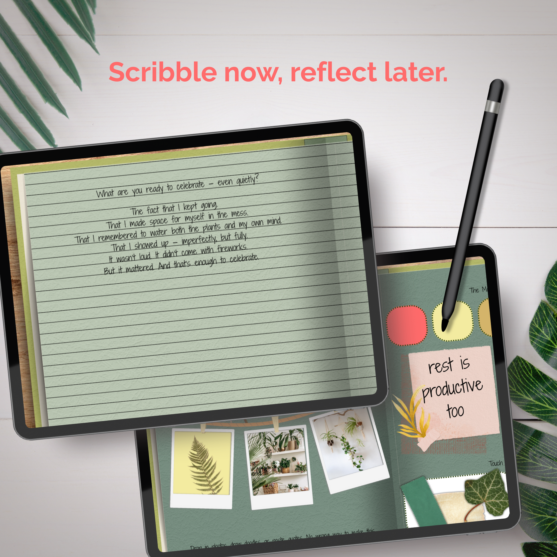 The Shelf Life Mini – Volume 0.5 | Digital Hyperlinked Journal (Undated · Portrait · 3 Subjects) - Stick This Sticker Co LLC